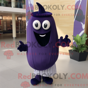 Navy Eggplant mascot...