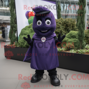 Navy Eggplant mascot...