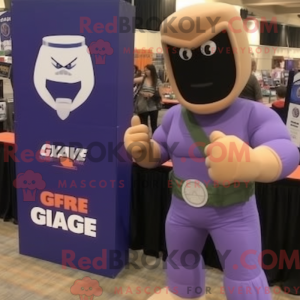 Lavender Gi Joe mascot...