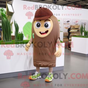 Brown Zucchini mascot...