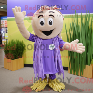 Lavender Spaghetti mascot...