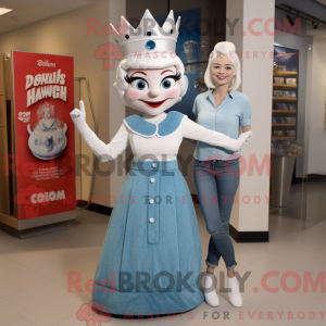 Hvit Rainha máscara drak...