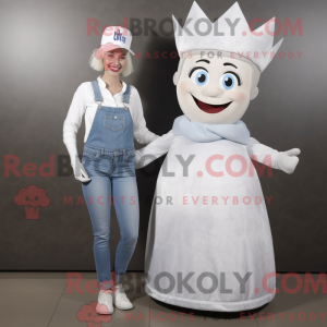 White Queen mascot costume...