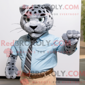 Silver Jaguar mascot...