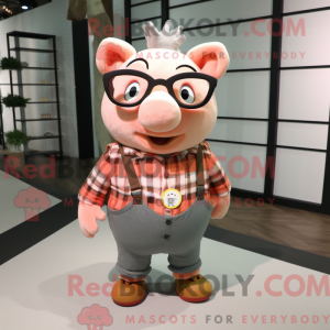 Peach Sow maskotdraktfigur...