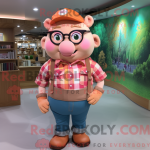 Peach Sow maskotdraktfigur...