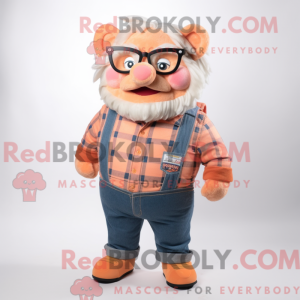 Peach Sow maskotdraktfigur...