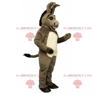 Graues und schwarzes Eselmaskottchen - Redbrokoly.com