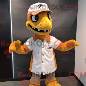 Rust Utahraptor mascot...