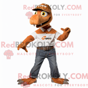 Rust Utahraptor maskot...