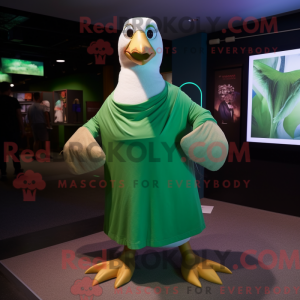 Green Albatross mascot...