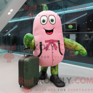 Pink Cucumber mascot...