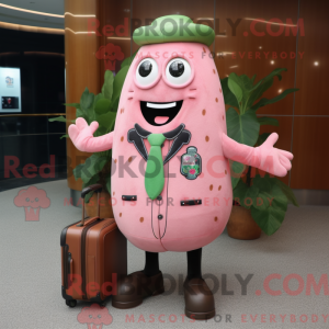 Pink Cucumber mascot...