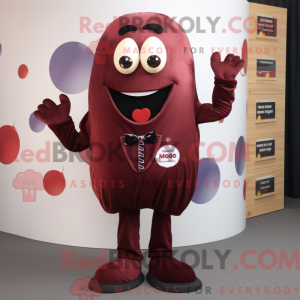 Maroon Moussaka mascot...