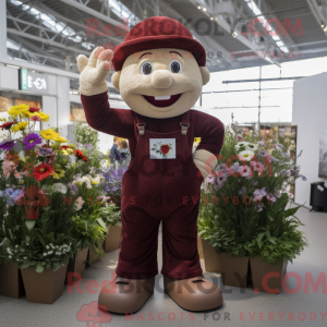 Maroon Bouquet Of Flowers...