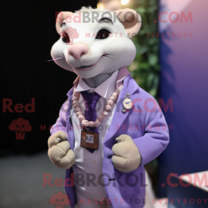 Lavender Ferret mascot...