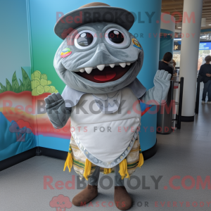 Gray Fish Tacos mascot...