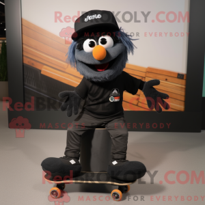 Zwart skateboard...