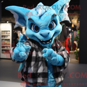 Cyan Gargoyle maskot...