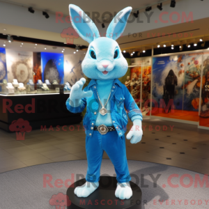 Sky Blue Wild Rabbit...