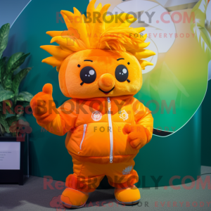 Orange Pineapple mascot...