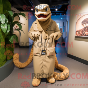 Tan Snake maskot...