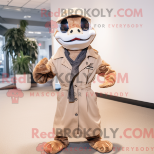 Tan Snake maskot...