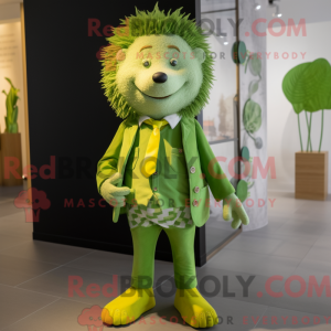 Máscara verde limão...