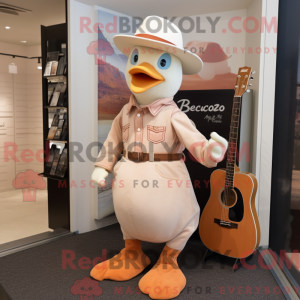 Peach Dove maskot kostume...