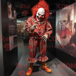 Rust Evil Clown mascot...