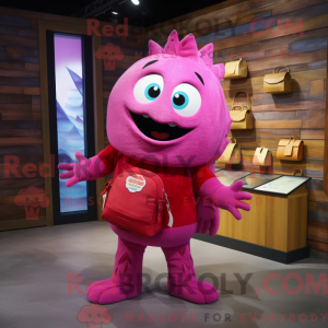 Magenta Cod maskot drakt...