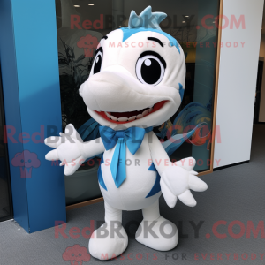 White Barracuda mascot...