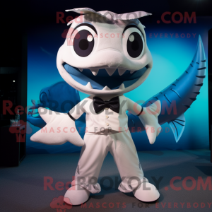 White Barracuda mascot...