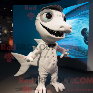 White Barracuda mascot...