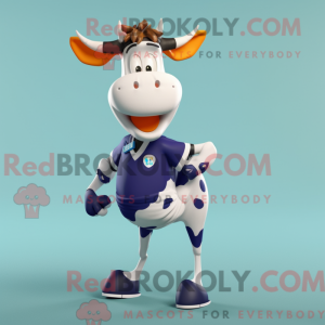 Navy Guernsey Cow...