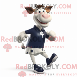 Navy Guernsey Cow...