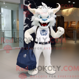 White Devil mascot costume...
