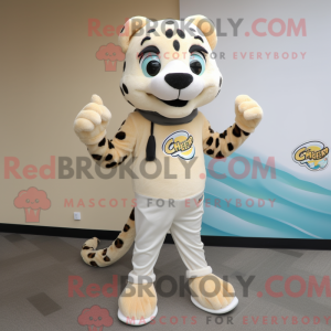 Cream Cheetah mascot...