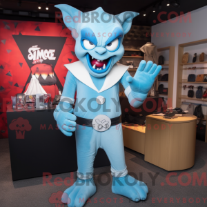 Sky Blue Vampire mascot...