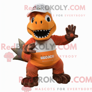 Rust Stegosaurus maskot...