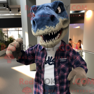 Navy Allosaurus mascot...