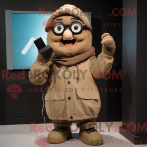 Tan Phone mascottekostuum...