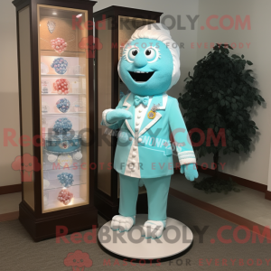Turquoise Candy Box mascot...