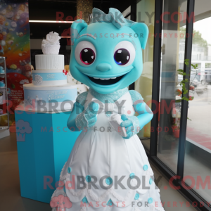 Turquoise Candy Box mascot...