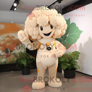 Tan Cauliflower mascot...