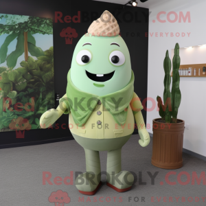 Personaggio mascotte cono...