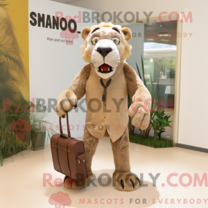 Smilodon Maskottchen Kostüm...