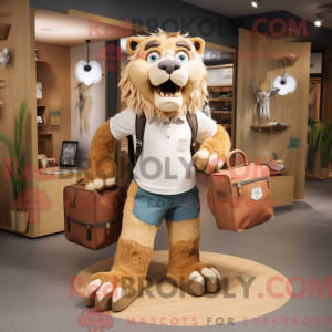 Smilodon maskot kostume...