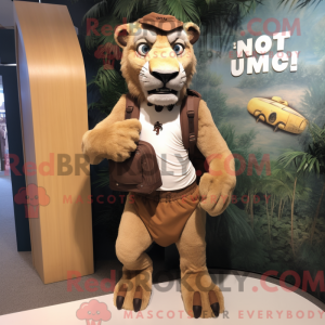Smilodon mascot costume...