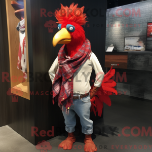 Red Hens maskot kostume...